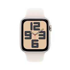 Sie sehen das Produktbild 02 von Apple Watch SE GPS, Aluminium polarstern, 44mm mit Sportarmband, polarstern - M/L> Apple Watch SE GPS, Aluminium polarstern, 44mm mit Sportarmband, polarstern - M/L>