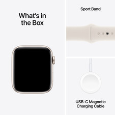 Sie sehen das Produktbild 07 von Apple Watch SE GPS, Aluminium polarstern, 44mm mit Sportarmband, polarstern - M/L> Apple Watch SE GPS, Aluminium polarstern, 44mm mit Sportarmband, polarstern - M/L>