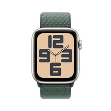 Sie sehen das Produktbild 03 von Apple Watch SE GPS, Aluminium polarstern, 44mm mit Sport Loop, seegrün> Apple Watch SE GPS, Aluminium polarstern, 44mm mit Sport Loop, seegrün>