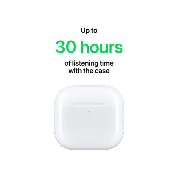 AirPods 4 mit Aktiver Geräusch­unter­drückung