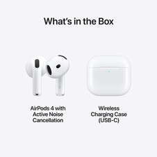 AirPods 4 mit Aktiver Geräusch­unter­drückung