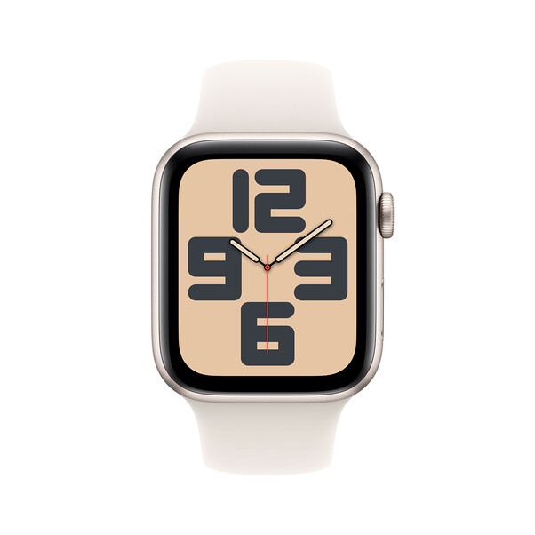 Sie sehen das Produktbild 03 von Apple Watch SE GPS + Cellular, Aluminium polarstern, 44mm mit Sportarmband, polarstern - M/L> Apple Watch SE GPS + Cellular, Aluminium polarstern, 44mm mit Sportarmband, polarstern - M/L>
