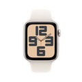 Sie sehen das Produktbild 03 von Apple Watch SE GPS + Cellular, Aluminium polarstern, 44mm mit Sportarmband, polarstern - M/L> Apple Watch SE GPS + Cellular, Aluminium polarstern, 44mm mit Sportarmband, polarstern - M/L>