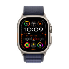 Sie sehen das Produktbild 03 von Apple Watch 49mm Alpin-Loop, marine - small - Gehäusefarbe schwarz Apple Watch 49mm Alpin-Loop, marine - small - Gehäusefarbe schwarz