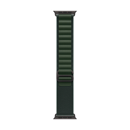 49 mm Alpine Loop Dunkelgrün – Medium – Titan Schwarz