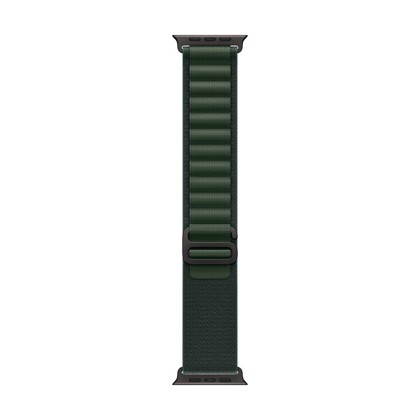 49 mm Alpine Loop Dunkelgrün – Medium – Titan Schwarz