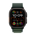 Sie sehen das Produktbild 03 von Apple Watch 49mm Alpin-Loop, dunkelgrün - medium - Gehäusefarbe natur Apple Watch 49mm Alpin-Loop, dunkelgrün - medium - Gehäusefarbe natur