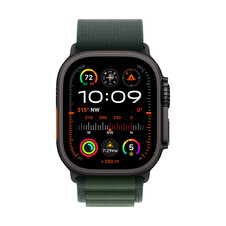 Sie sehen das Produktbild 03 von Apple Watch 49mm Alpin-Loop, dunkelgrün - medium - Gehäusefarbe natur Apple Watch 49mm Alpin-Loop, dunkelgrün - medium - Gehäusefarbe natur