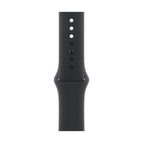 Apple Watch 46mm Sportarmband, schwarz - S/M