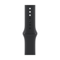 Apple Watch 46mm Sportarmband, schwarz - S/M