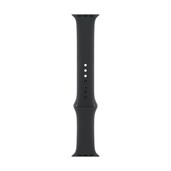 Apple Watch 46mm Sportarmband, schwarz - S/M