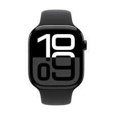 Sie sehen das Produktbild 03 von Apple Watch 46mm Sportarmband, schwarz - M/L Apple Watch 46mm Sportarmband, schwarz - M/L