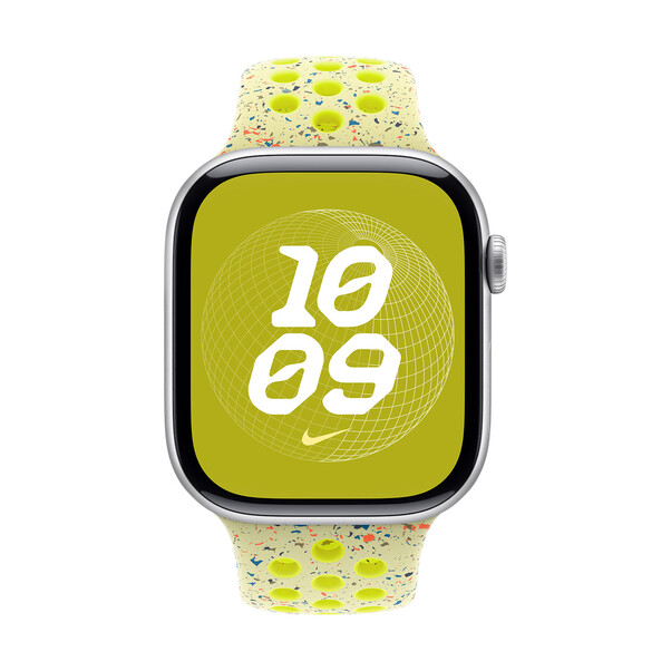 Sie sehen das Produktbild 03 von Apple Watch 46mm Nike Sportarmband, volt splash - M/L Apple Watch 46mm Nike Sportarmband, volt splash - M/L