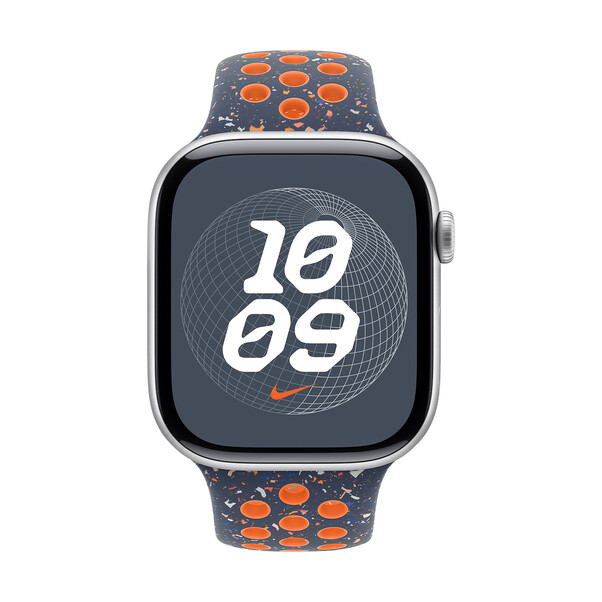Sie sehen das Produktbild 03 von Apple Watch 46mm Nike Sportarmband, blue flame - S/M Apple Watch 46mm Nike Sportarmband, blue flame - S/M