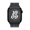 Sie sehen das Produktbild 05 von Apple Watch 46mm Nike Sport Loop, schwarz/blau Apple Watch 46mm Nike Sport Loop, schwarz/blau