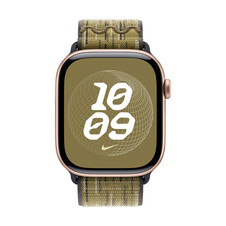 Sie sehen das Produktbild 03 von Apple Watch 46mm Nike Sport Loop, grün/grau Apple Watch 46mm Nike Sport Loop, grün/grau