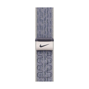 Apple Watch 46mm Nike Sport Loop, grau/blau&amp;gt;