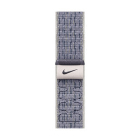 Apple Watch 46mm Nike Sport Loop, grau/blau&amp;gt;