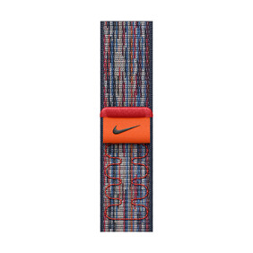 46 mm Nike Sport Loop Blau/Rot