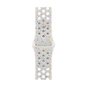 Apple Watch 42mm Nike Sportarmband, pure platinum - S/M