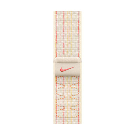 Sie sehen das Produktbild 01 von Apple Watch 42mm Nike Sport Loop, polarstern/pink Apple Watch 42mm Nike Sport Loop, polarstern/pink