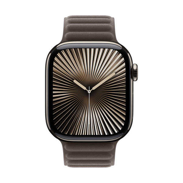 42 mm Armband mit Magnetverschluss Dunkeltaupe – S/M