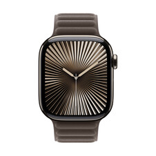 42 mm Armband mit Magnetverschluss Dunkeltaupe – S/M