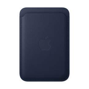 iPhone Feingewebe Wallet mit MagSafe – Tiefblau
