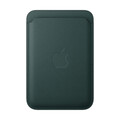 iPhone Feingewebe Wallet mit MagSafe – Dunkelgrün