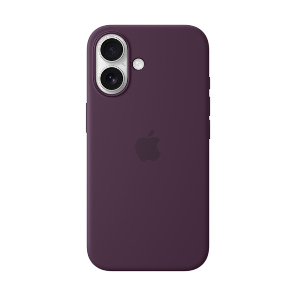 Sie sehen das Produktbild 01 von Apple iPhone 16 Silikon Case mit MagSafe, pflaume> Apple iPhone 16 Silikon Case mit MagSafe, pflaume>