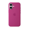 Apple iPhone 16 Silikon Case mit MagSafe, fuchsia