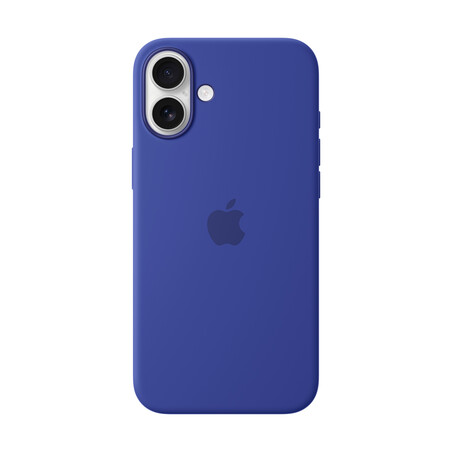 iPhone 16 Plus Silikon Case mit MagSafe – Ultramarin