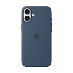 iPhone 16 Plus Silikon Case mit MagSafe – Denim