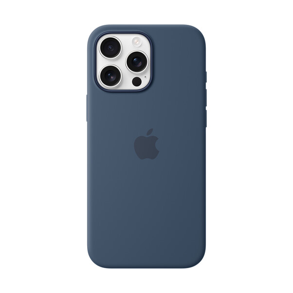 Sie sehen das Produktbild 01 von Apple iPhone 16 Pro Max Silikon Case mit MagSafe, denim Apple iPhone 16 Pro Max Silikon Case mit MagSafe, denim