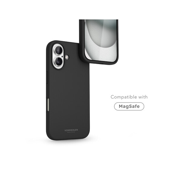 Sie sehen das Produktbild 04 von Vonmählen Silikon-Case für iPhone 16, schwarz Vonmählen Silikon-Case für iPhone 16, schwarz