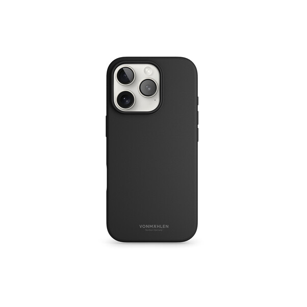 Sie sehen das Produktbild 01 von Vonmählen Silikon-Case für iPhone 16 Pro, schwarz Vonmählen Silikon-Case für iPhone 16 Pro, schwarz