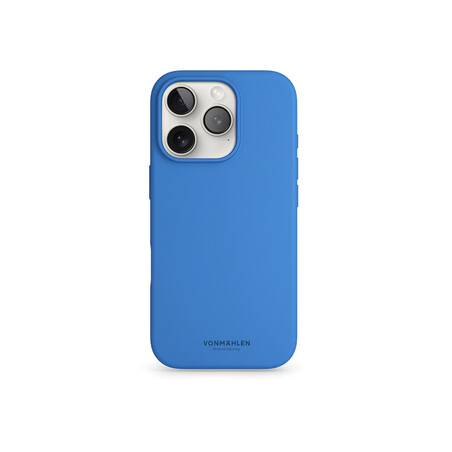 Sie sehen das Produktbild 01 von Vonmählen Silikon-Case für iPhone 16 Pro, blau Vonmählen Silikon-Case für iPhone 16 Pro, blau