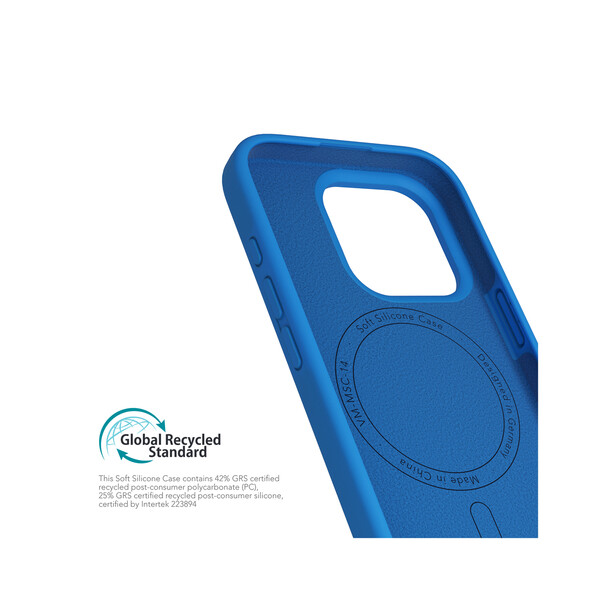 Sie sehen das Produktbild 05 von Vonmählen Silikon-Case für iPhone 16 Pro, blau Vonmählen Silikon-Case für iPhone 16 Pro, blau