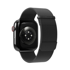 Sie sehen das Produktbild 03 von Vonmählen Milanese-Armband 2 für Apple Watch 38/40/41 mm, schwarz Vonmählen Milanese-Armband 2 für Apple Watch 38/40/41 mm, schwarz