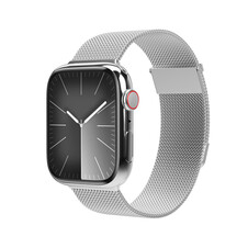 Sie sehen das Produktbild 02 von Vonmählen Milanese-Armband 2 für Apple Watch 38/40/41 mm, silber Vonmählen Milanese-Armband 2 für Apple Watch 38/40/41 mm, silber