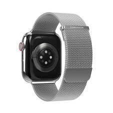 Sie sehen das Produktbild 03 von Vonmählen Milanese-Armband 2 für Apple Watch 38/40/41 mm, silber Vonmählen Milanese-Armband 2 für Apple Watch 38/40/41 mm, silber