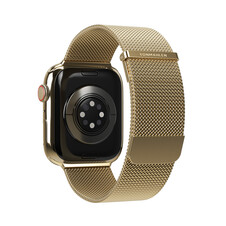 Sie sehen das Produktbild 03 von Vonmählen Milanese-Armband 2 für Apple Watch 42/44/45/49 mm, gold Vonmählen Milanese-Armband 2 für Apple Watch 42/44/45/49 mm, gold