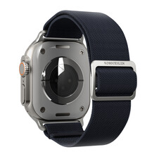 Sie sehen das Produktbild 03 von Vonmählen Classic Nylon-Armband für Apple Watch 42/44/45/49 mm, dunkelblau Vonmählen Classic Nylon-Armband für Apple Watch 42/44/45/49 mm, dunkelblau