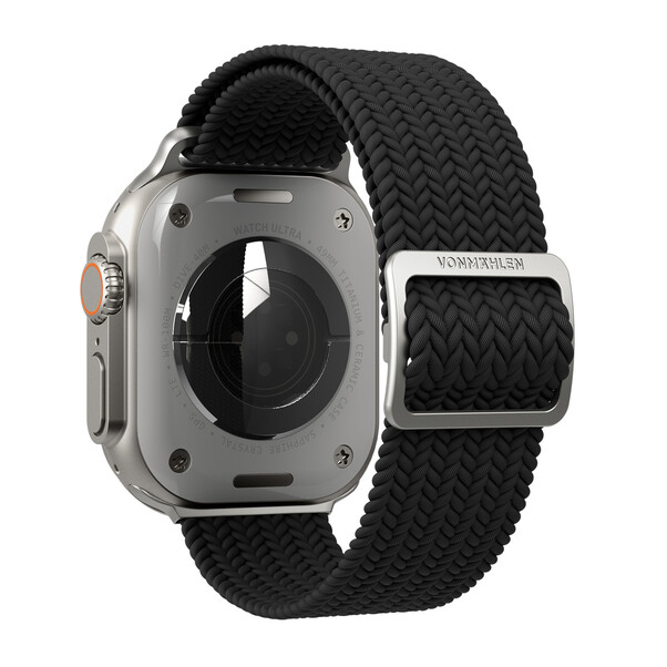 Sie sehen das Produktbild 03 von Vonmählen Woven-Armband für Apple Watch 42/44/45/49 mm, schwarz Vonmählen Woven-Armband für Apple Watch 42/44/45/49 mm, schwarz