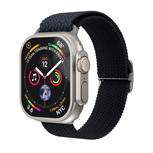 Sie sehen das Produktbild 02 von Vonmählen Woven-Armband für Apple Watch 42/44/45/49 mm, dunkelblau Vonmählen Woven-Armband für Apple Watch 42/44/45/49 mm, dunkelblau