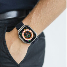 Sie sehen das Produktbild 04 von Vonmählen Woven-Armband für Apple Watch 42/44/45/49 mm, dunkelblau Vonmählen Woven-Armband für Apple Watch 42/44/45/49 mm, dunkelblau