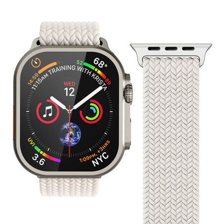 Sie sehen das Produktbild 01 von Vonmählen Woven-Armband für Apple Watch 38/40/41 mm, beige Vonmählen Woven-Armband für Apple Watch 38/40/41 mm, beige