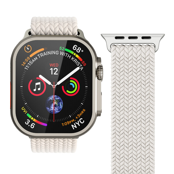 Sie sehen das Produktbild 01 von Vonmählen Woven-Armband für Apple Watch 38/40/41 mm, beige Vonmählen Woven-Armband für Apple Watch 38/40/41 mm, beige