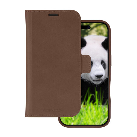 dbramante Lynge 2in1 Leder-Case mit MagSafe für iPhone 16 Pro, braun >