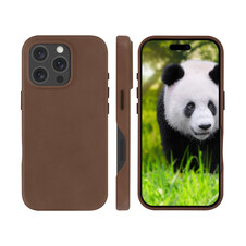 dbramante Lynge 2in1 Leder-Case mit MagSafe für iPhone 16 Pro, braun >